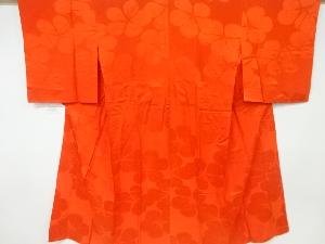 アンティーク　梅模様織出し単衣長襦袢